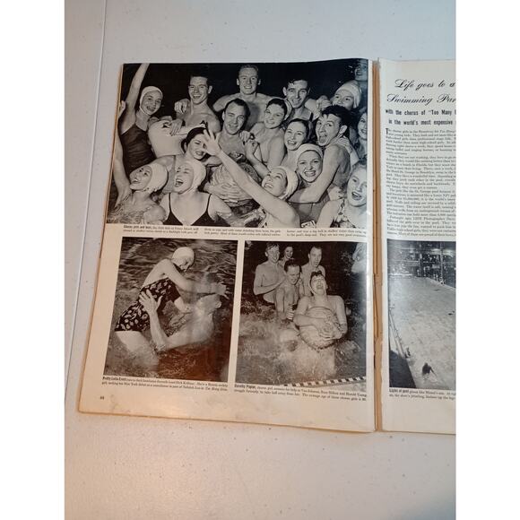 Life Magazine January 22, 1940 WWII Polio Hepburn Fonda Ford Chevy Coke - Picture 7 of 8